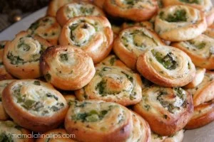 Rueditas de brócoli queso crema y jalapeño