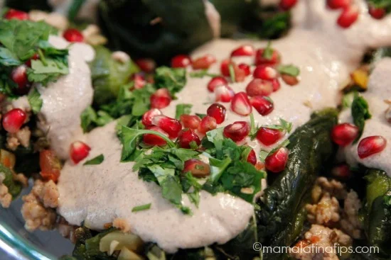 chiles en nogada que rica vida