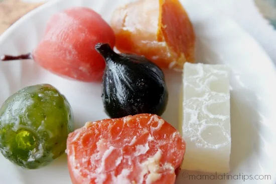fruta cristalizada - mamalatinatips.com