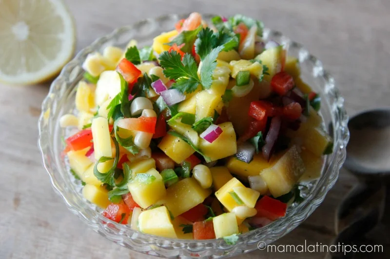 Mango Salsa - mamalatinatips.com