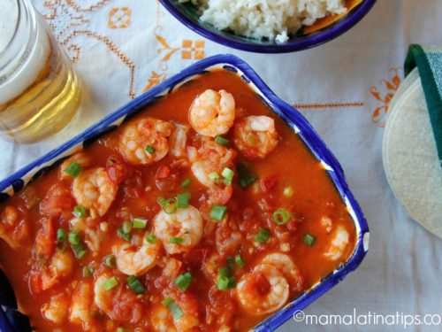 Camarones en Salsa de Cerveza • Mama Latina Tips