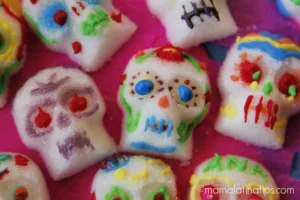 calaveritas de azúcar comestibles