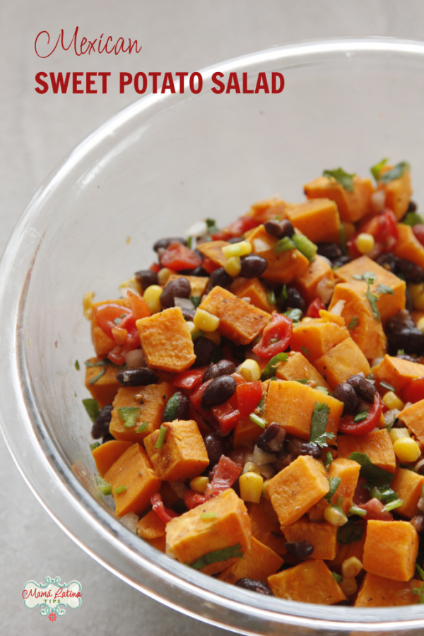 Mexican Sweet Potato Salad • Mama Latina Tips