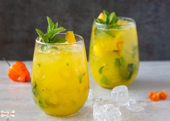 Spicy Habanero Mango Mojito • Mama Latina Tips