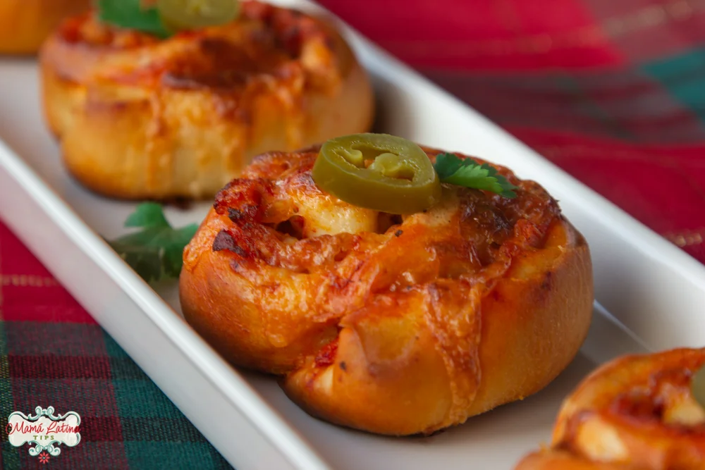 chicken enchilada pinwheels with cilantro