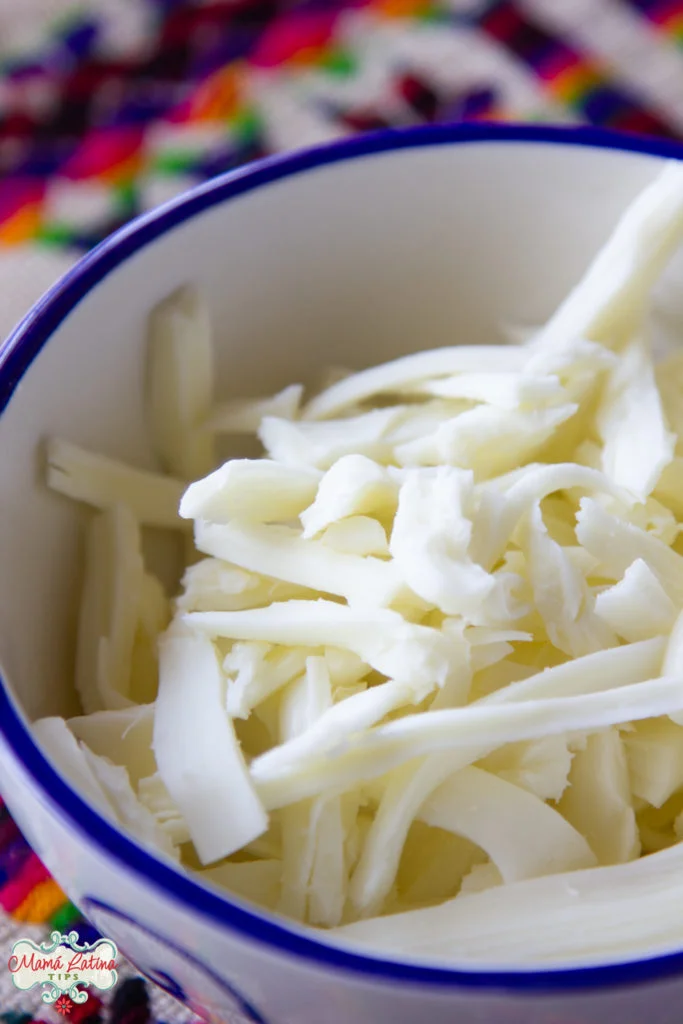 shredded queso Oaxaca