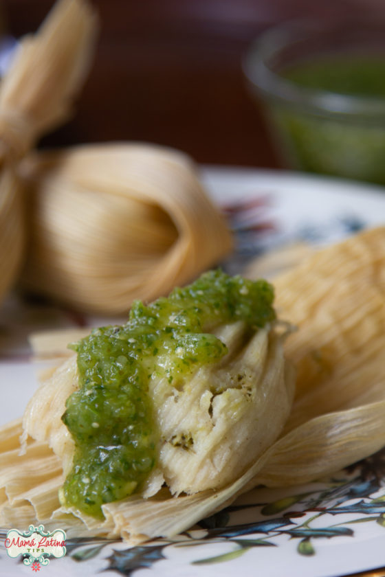 Green Tamales with Chicken • Mama Latina Tips