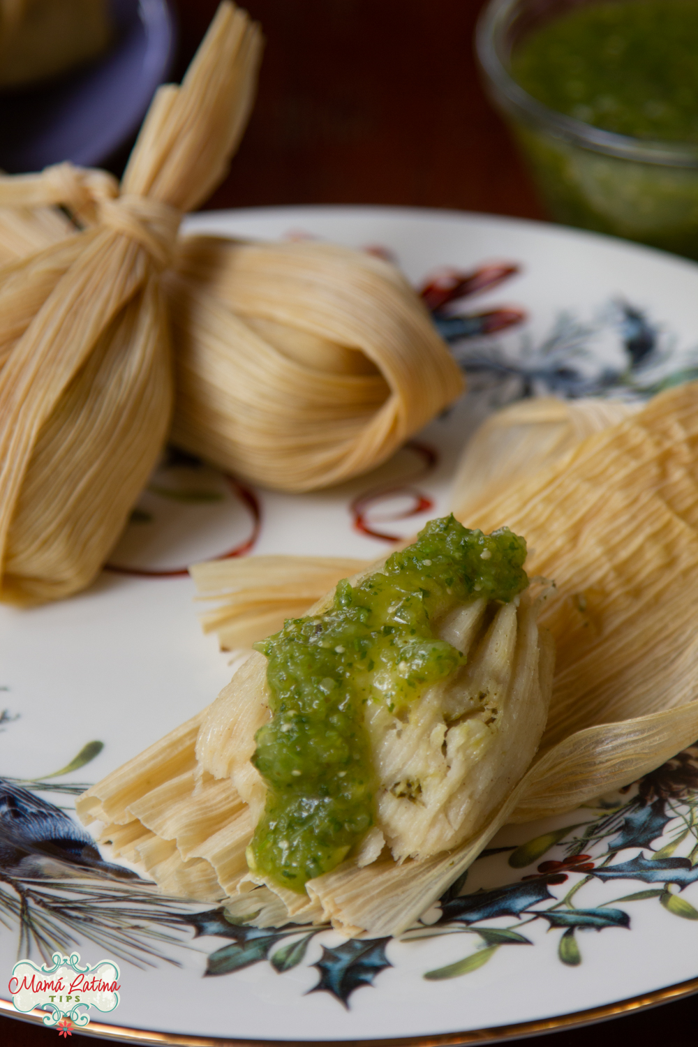 Green Tamales with Chicken • Mama Latina Tips